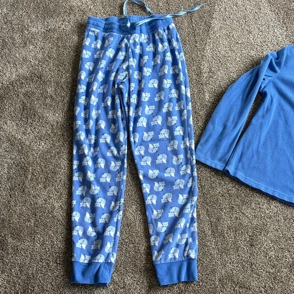 Women's Blue Pajama Set - Picture 3 of 8